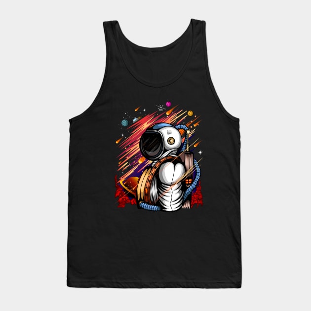 Spaceman Tank Top by adamzworld